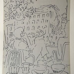 DIPTYQUE “UN CAFÉ À PARIS” POSTER